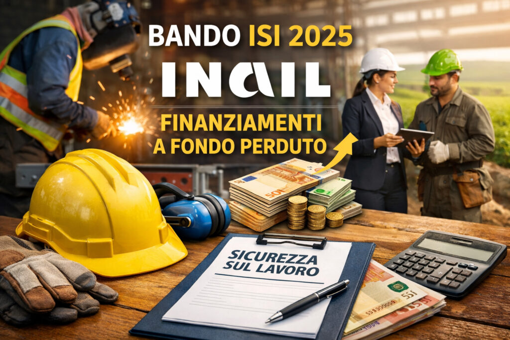 isi inail Bando ISI INAIL 2025: finanziamenti a fondo perduto per la sicurezza sul lavoro e la prevenzione degli infortuni nelle imprese